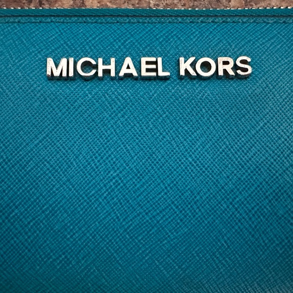 Michael Kors Teal Wristlet - Picture 2 of 4